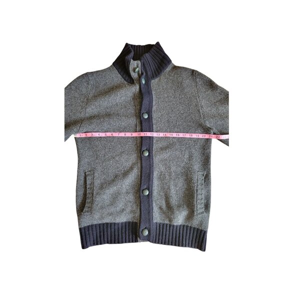Etro XL Mens Wool & Goatskin Cardigan Sweater - Picture 6 of 10